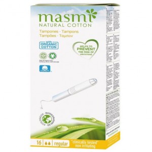 Organic Cotton tampons with Cardboard Applicator